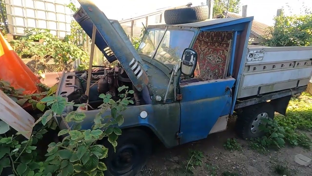 Т-25 плюс УАЗ, дизель трактор.🙊