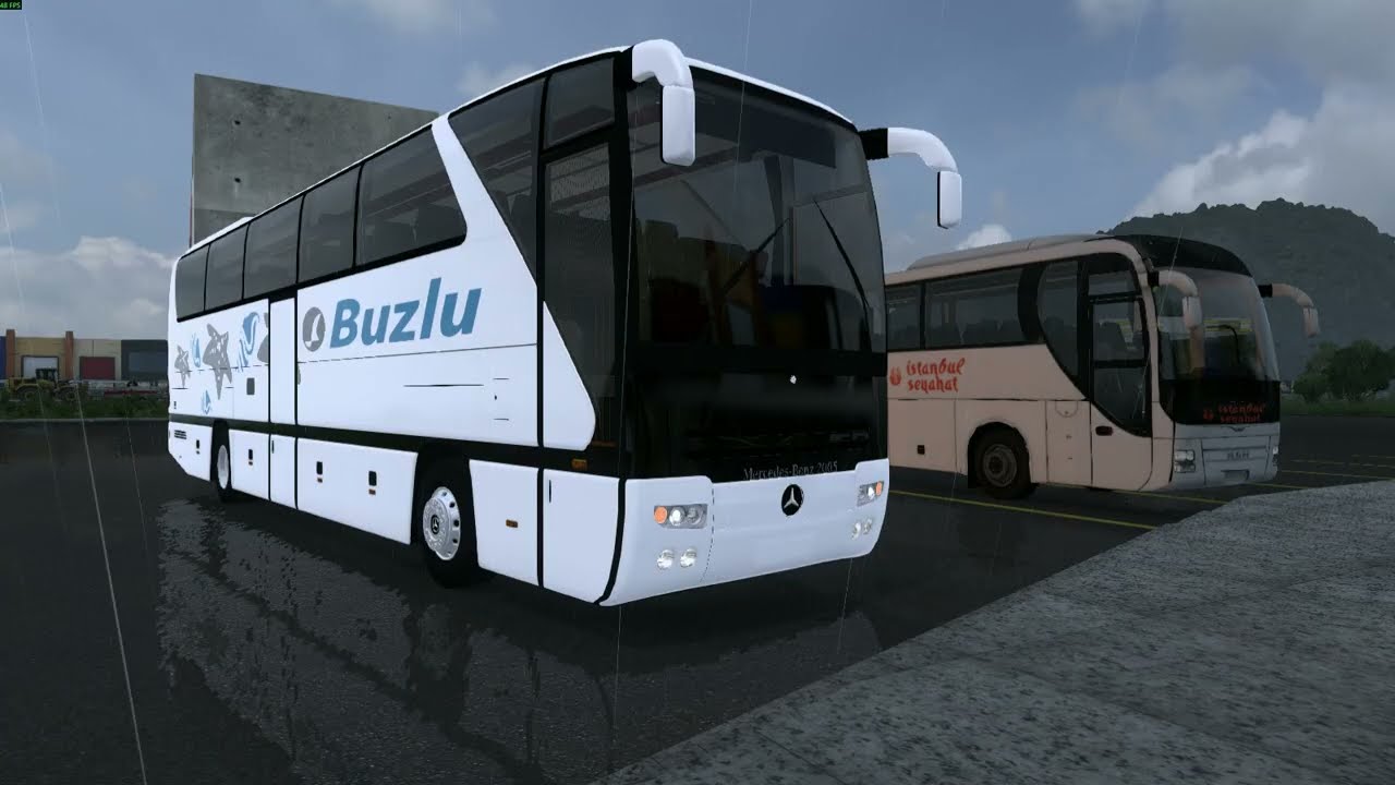 Ets 2 Mercedes O403 1.56!!! otobüs Mod ücretsiz link açıklamada Düzce-Yozgat Yolculuğu