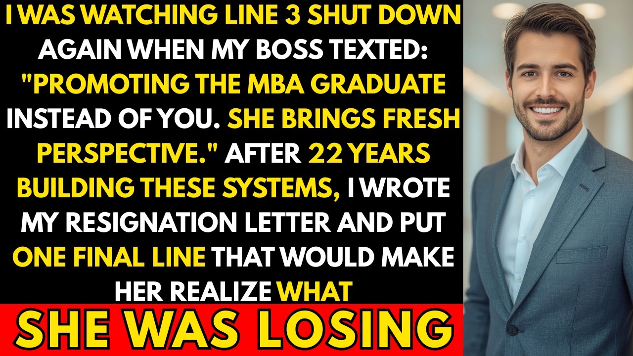 My Company Promoted An MBA Over Me After 22 Years, But My Boss Read The Line Of My Letter