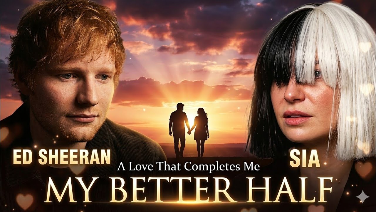 MY BETTER HALF - Ed Sheeran ft Sia (2026 official video) Emotional love song|Heartfelt song ❤️