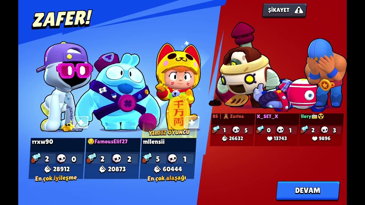 Brawl stars oynuyorum