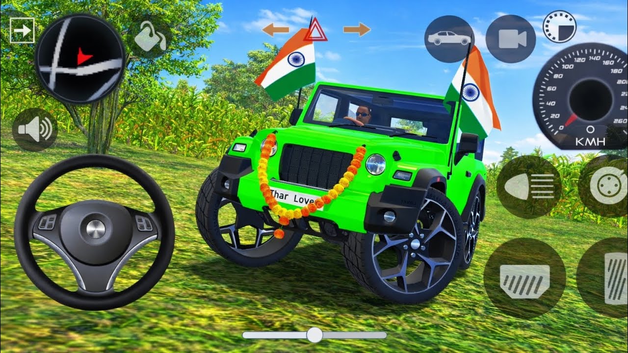 Modified Mahindra Thar Car Games: Indian Cars (Gadi Wala Game) - Car Game Android Gameplay 2026