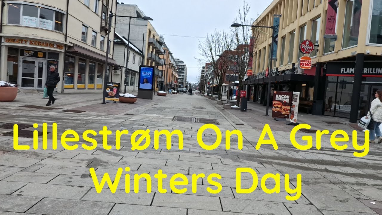A Winter Walk In Lillestr&oslash;m
