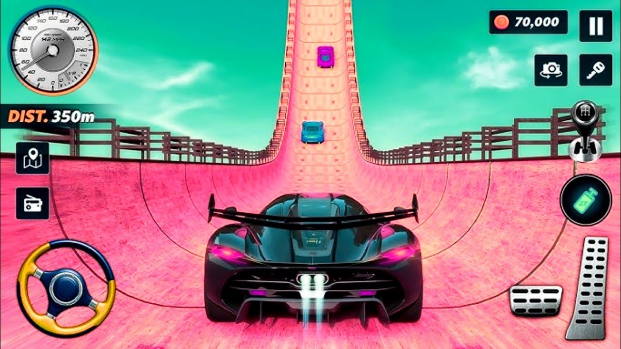 Impossible GT Car Stunt Racing || GT Car Stunt : MASTER GAME 🎯 || Android Gameplay Akshat:) Gaming 