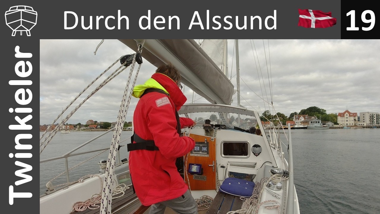 Durch den Alssund - Segeln von Bågø nach Kiel