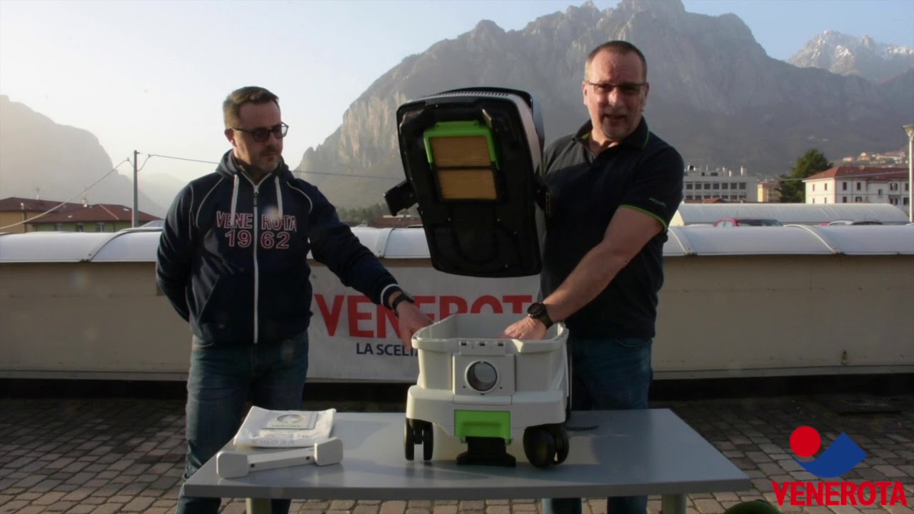 Unità mobile d'aspirazione CLEANTEC CTL 26 E Festool presentata da VENEROTA