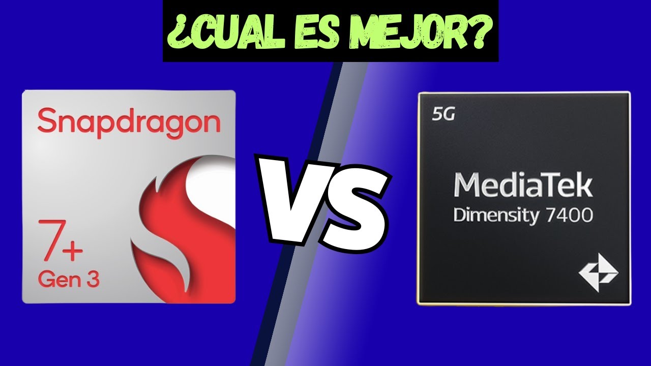 SNAPDRAGON 7s Gen 3 vs MEDIATEK DIMENSITY 7400 - Cual es mejor?
