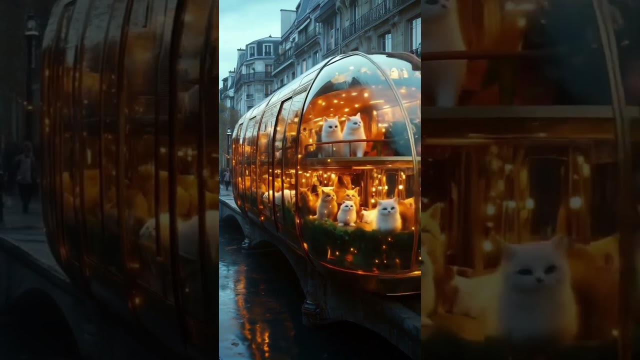 Cat train Paris #paristamil