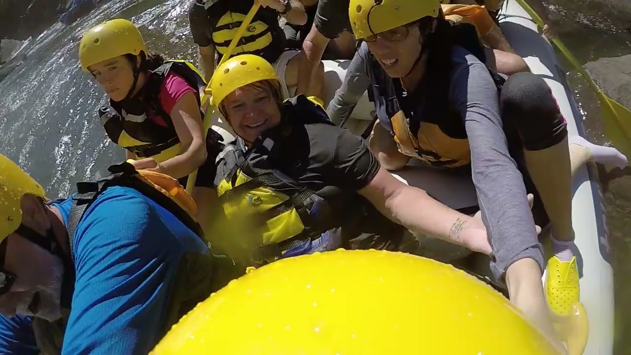 Gauley River Dildo Rock wipeout.