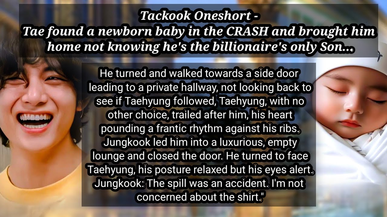 Taekook Oneshort | Tae found a newborn baby in the trash and brought him home not knowing he's.....