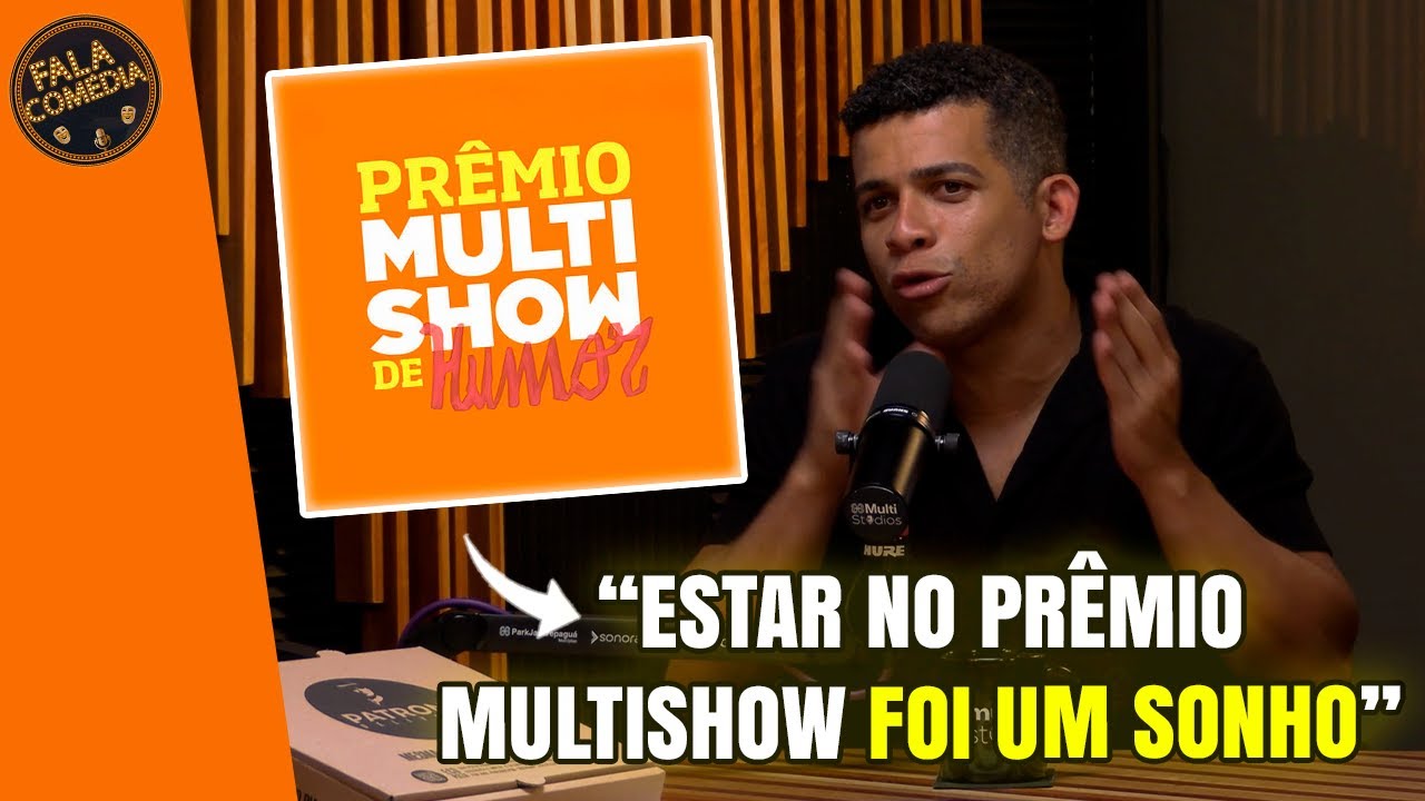 Welson conta como foi GANHAR o Prêmio Multishow de humor...