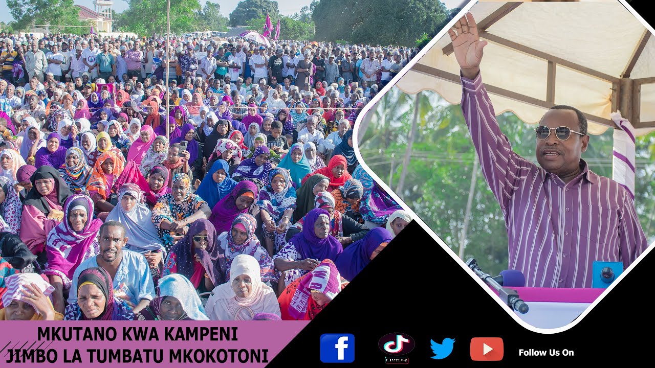 LIVE🔴: MKUTANO WA KAMPENI JIMBO LA TUMBATU UWANJA WA MKOKOTONI - UNGUJA  12-10-2025