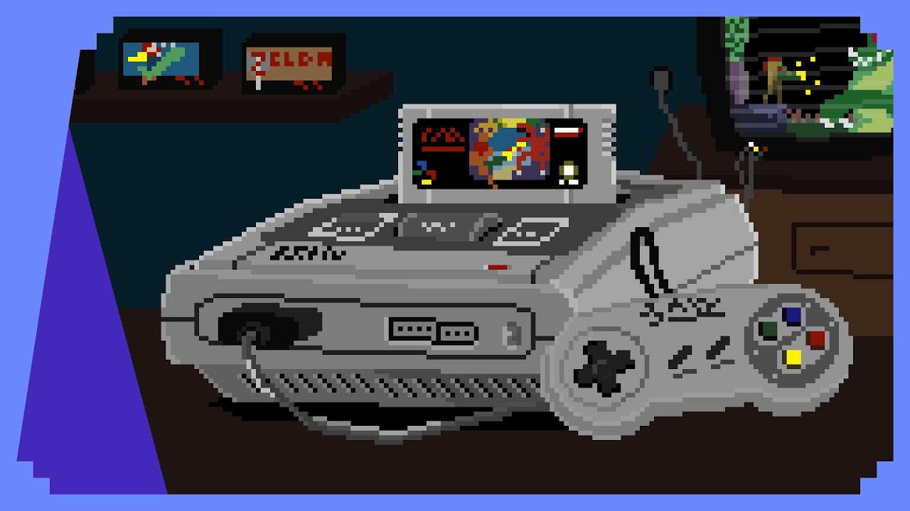 Super Nintendo // Pixel Art Time Lapse!
