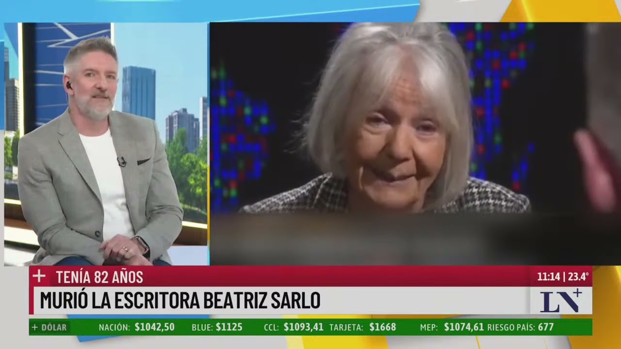 Muríó la escritora Beatriz Sarlo: tenía 82 años