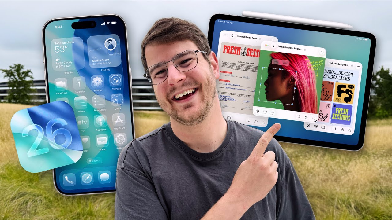 Apples neues Design & das größte iPad Update ever: WWDC 25 Analysiert!