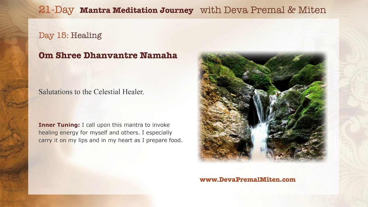 Deva Premal & Miten: 21-Day Mantra Meditation Journey - Day 15