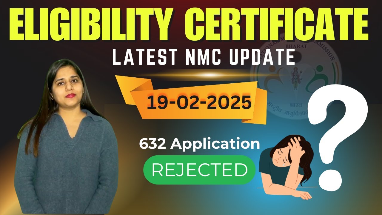 NMC Eligibility Certificate Latest Update 2025 | NMC Eligibility Certificate for FMGE  #nmc #fmge
