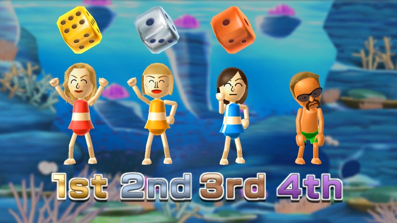 Wii Party - Board Game Island Player Vs Rachel Vs Jake Vs Silke(Master Difficulty)