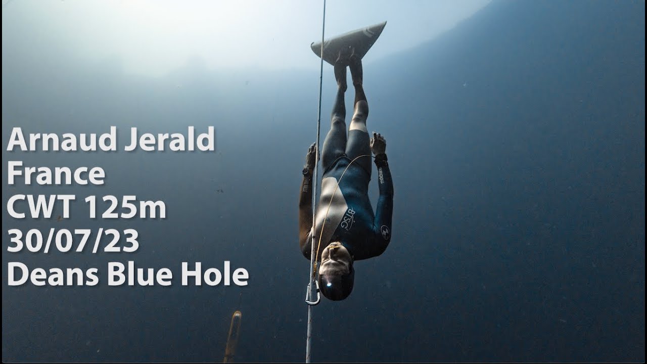 Vertical Blue 2023 - Arnaud Jerald 125m CWT monofin