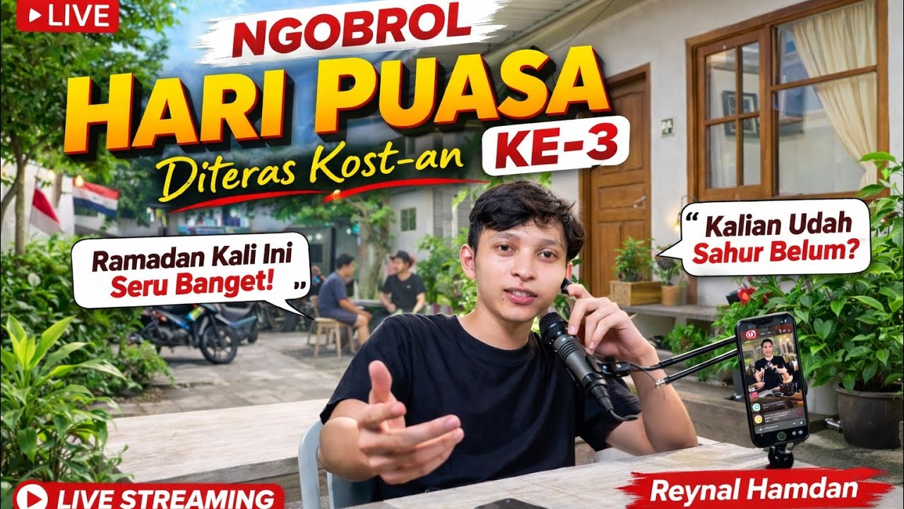 Yok Ngobrol Guys,  Puasa dihari ke-3