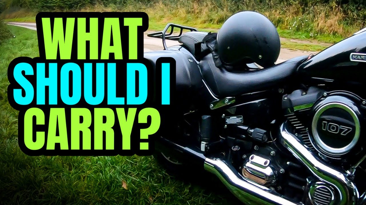 Saddlebag Contents | What Should I Carry In My Motorcycle Saddlebags