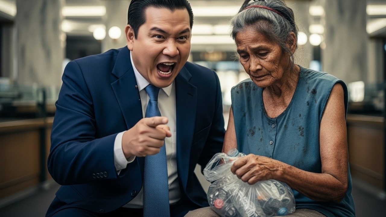 ผู้จัดการไล่ตะเพิดหญิงเก็บขยะ! หารู้ไม่ว่าเธอกำลังจะถอนเงิน 100 ล้าน... จุดจบคนดูถูกคน!