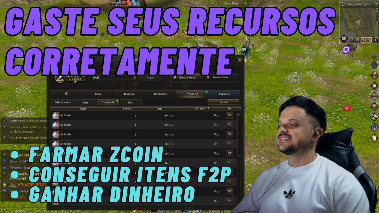 APRENDA A GASTAR SEUS RECURSOS CORRETAMENTE NO LINEAGE 2 - SERVIDOR ZGAMING