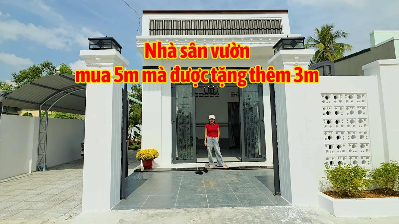 Mua 5m đất khuyến mãi thêm 3m đây bà con, mà chỉ tính 5m