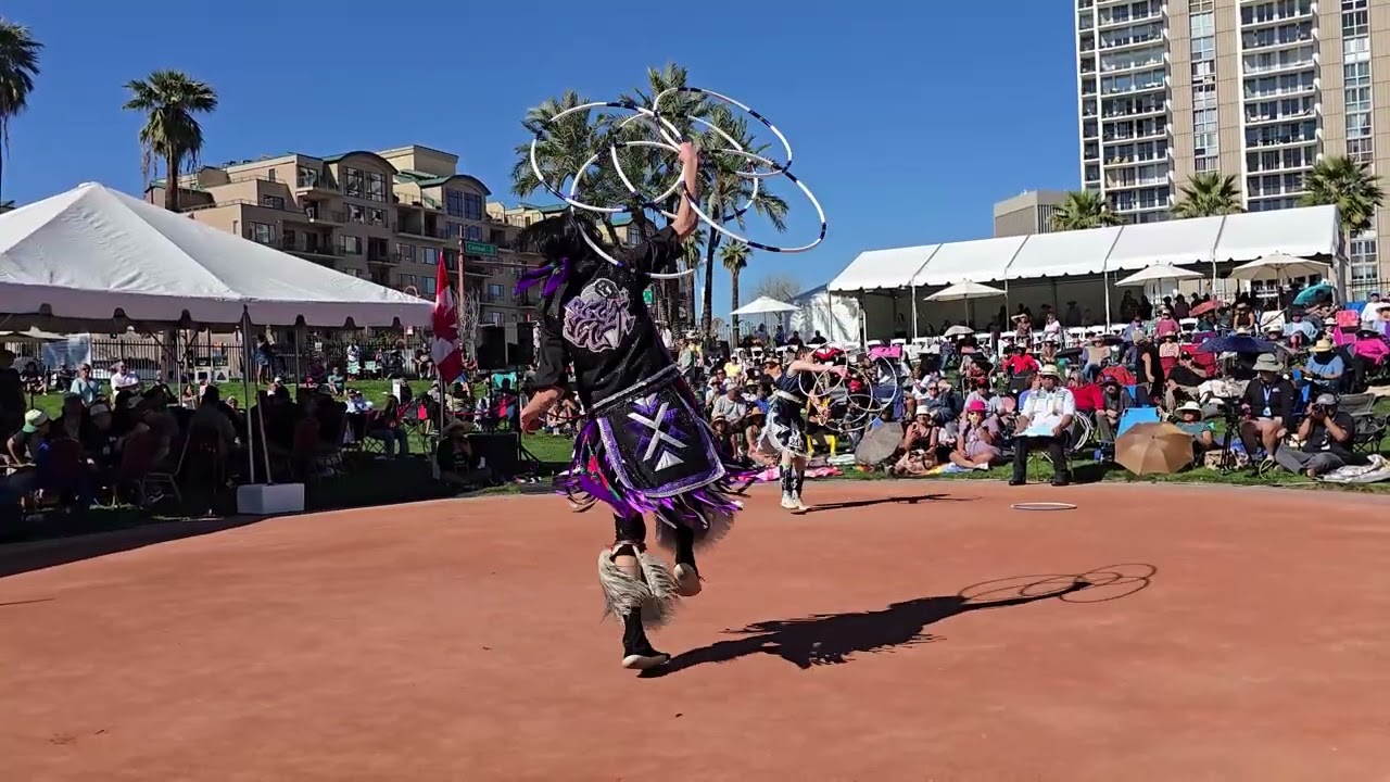 The 36th Annual World Championship Hoop Dance Contest - Cyrus First Charger & Iris Rivera