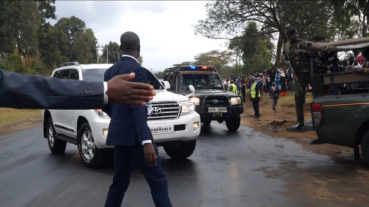 CONVOY OF THE PROPHET DR.OWOUR AT MENENGAI 8 MEETING #menengai8 #repentanceandholiness