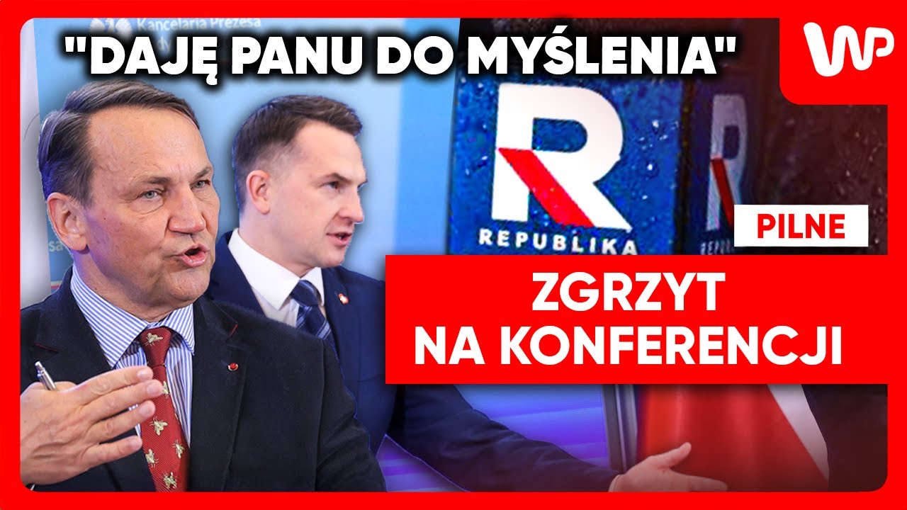 Sikorski kontra Republika: Dziwi mnie pytanie pana redaktora