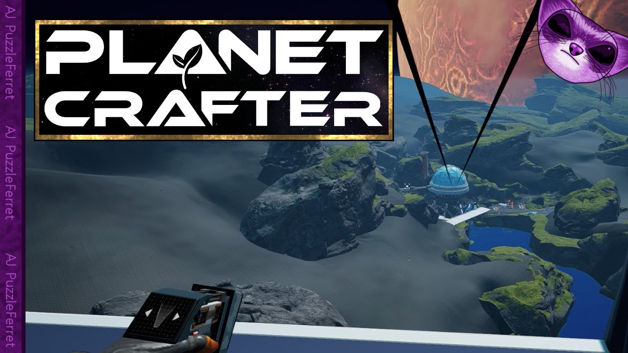 Поездка на канатной дороге! - Planet Crafter Selenea Ep10