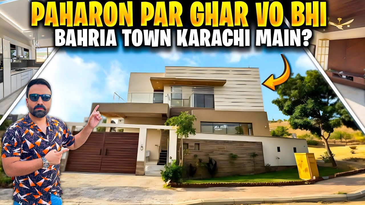🏡 𝗟𝗢𝗪 𝗣𝗥𝗜𝗖𝗘! BAHRIA HILLS 500Sq. Yards LUXURIOUS-VILLA in Bahria Town Karachi | Designer House! 😍🔥
