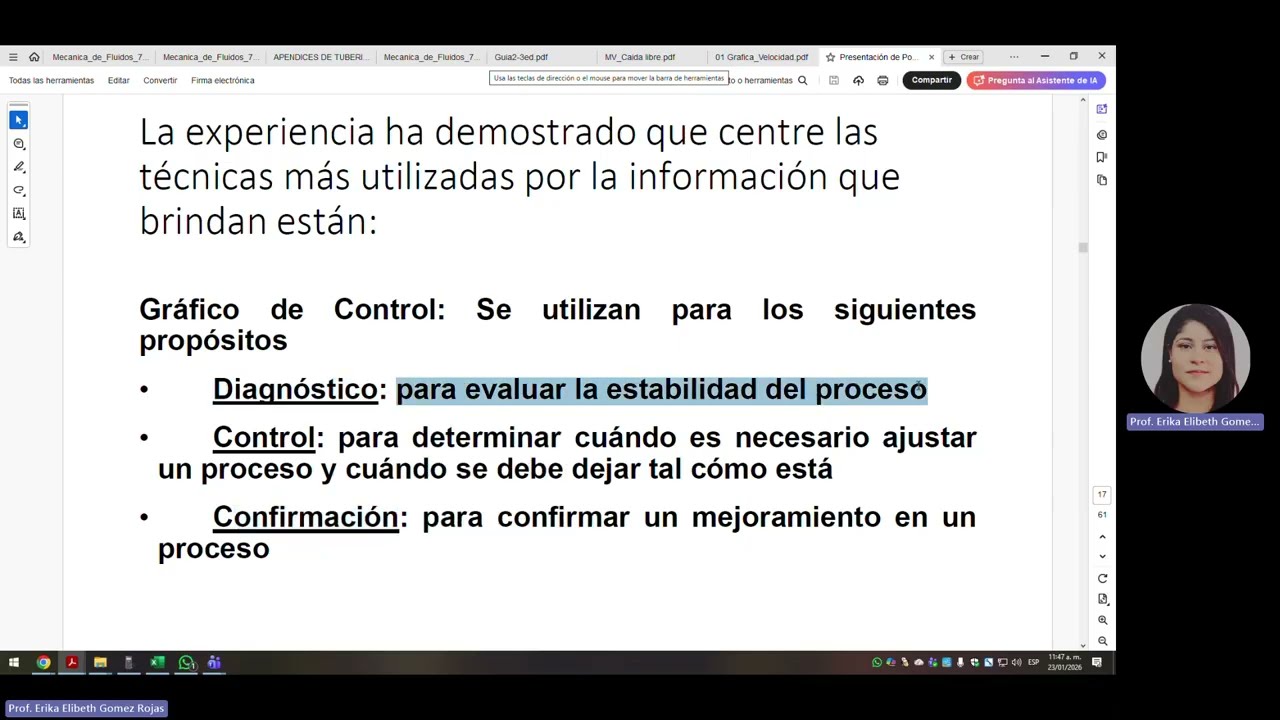 CLASE I GRÁFICOS DE CONTROL