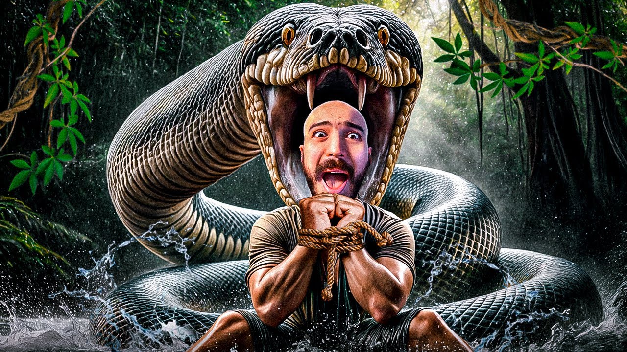 SURVIVRE À UN SERPENT GÉANT !