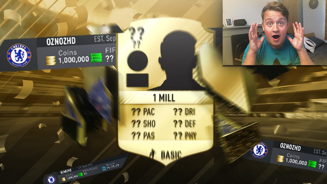 INSANE 1 MILLION COIN PACK OPENING!! - FIFA 17 ULTIMATE TEAM