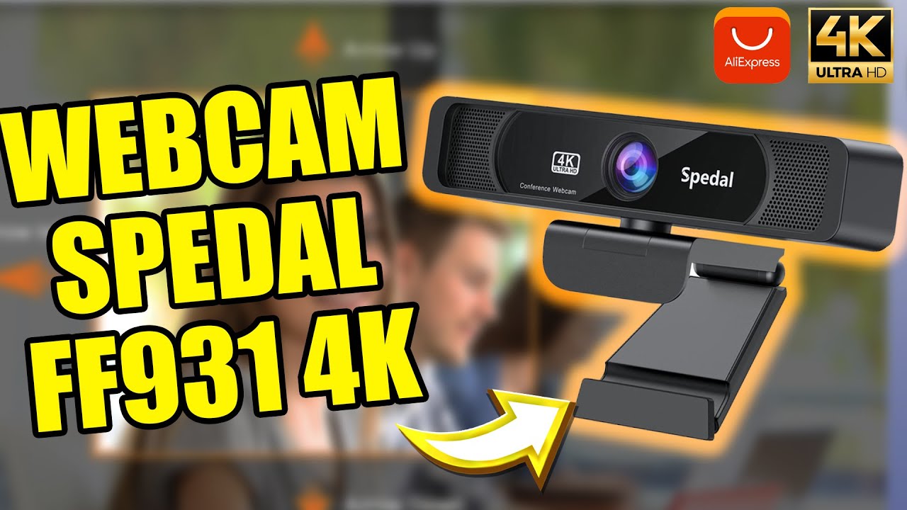 Spedal FF931 é a WEBCAM 4K do ALIEXPRESS! Mas será que vale a pena? Análise Spedal FF931