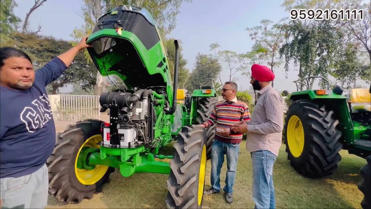 ਜਲਦੀ ਕਰੋ ਬਹੁਤ ਭਾਰੀ ਛੁਟ ਤੇ  johndeere 5405 crdi new model launch 2024  63hp