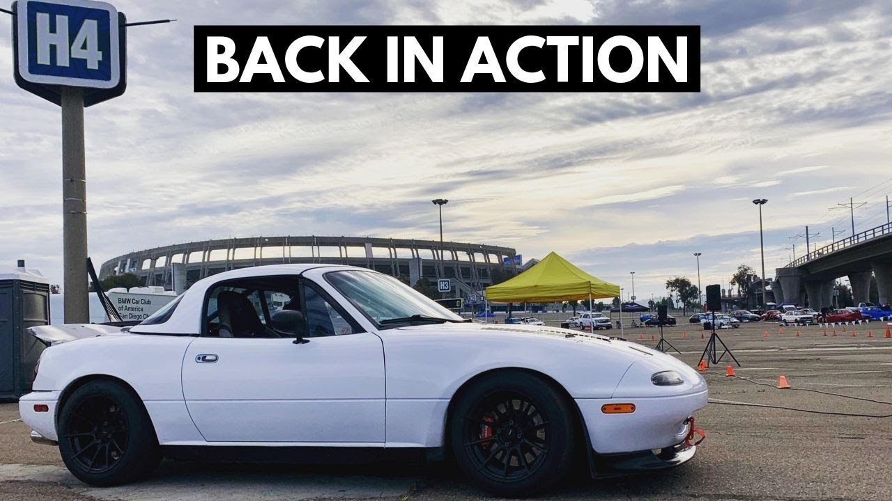 Supercharged Autocross, The Miata Is Back In Action!