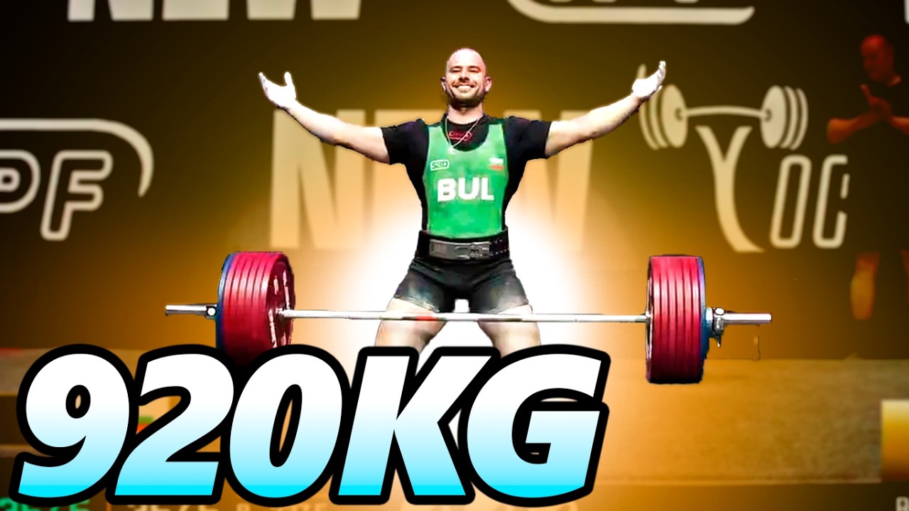 Emil Krastev: The STRONGEST Powerlifter in The World at 93kg Class