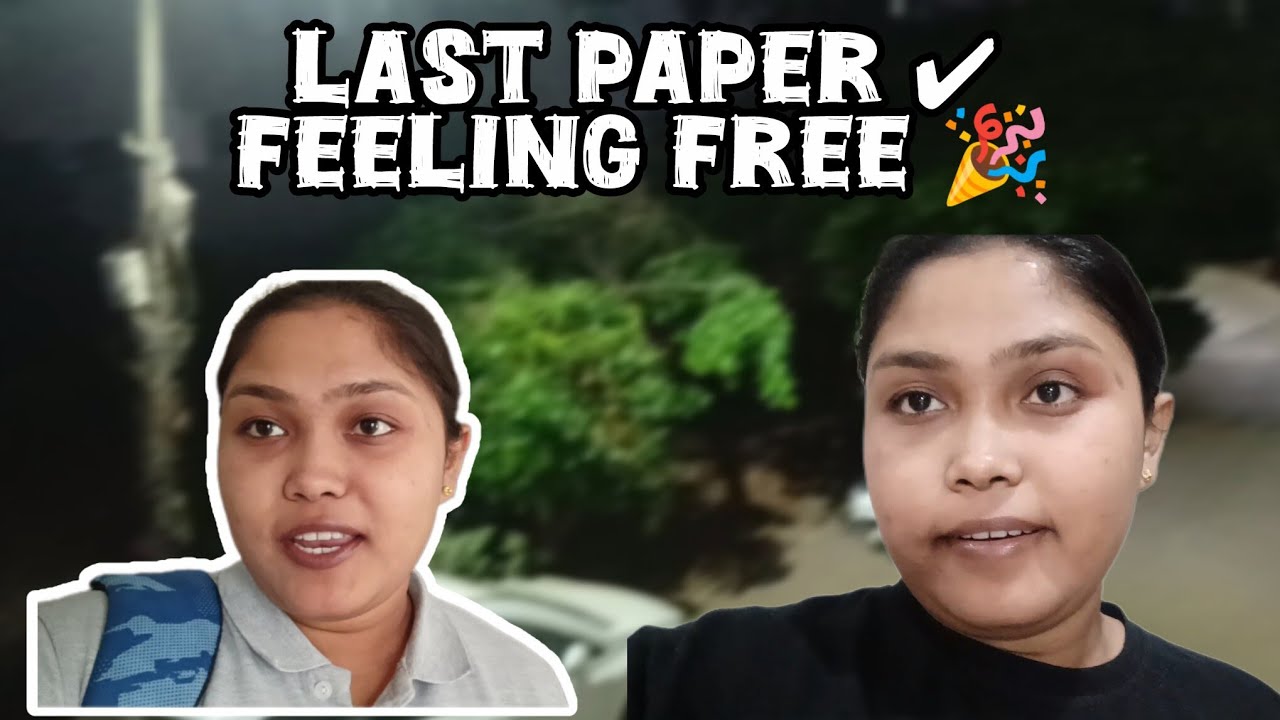 My Last Exam Day Vlog | Finally Done With Exams 🎉 | Relaxing Evening Routine #banglore 