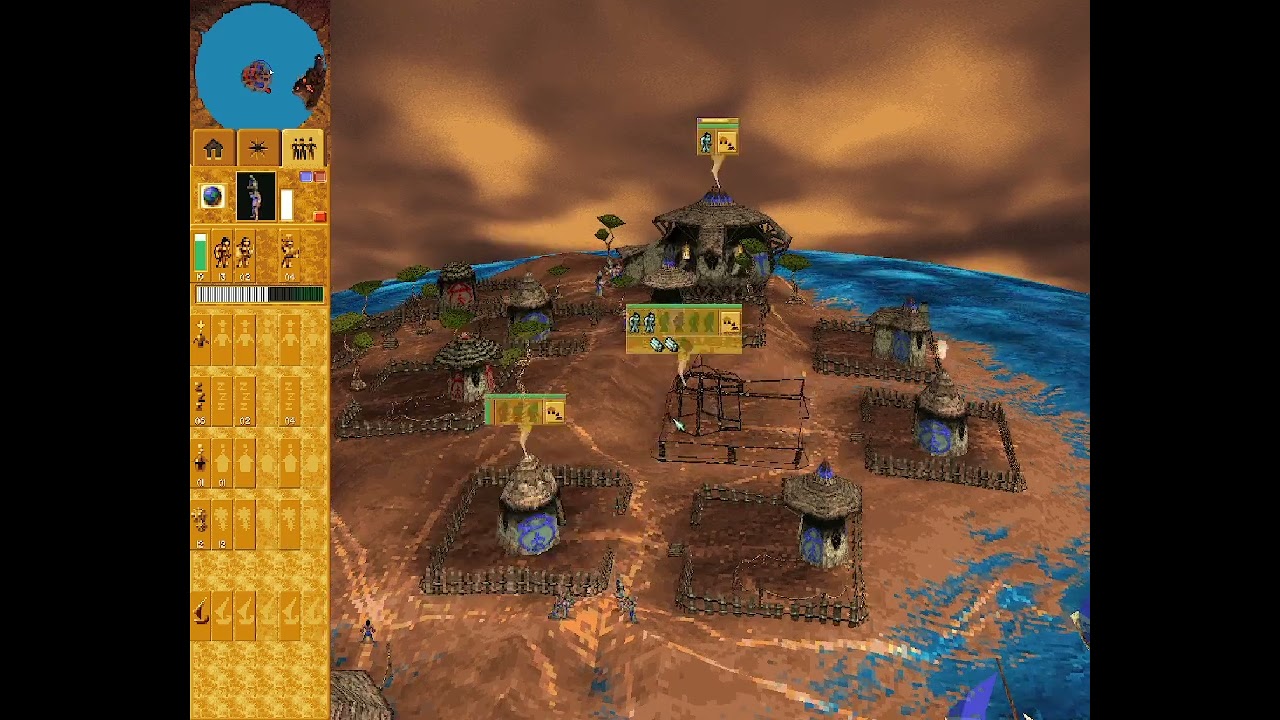 Populous: War Of The Gods. Level 10 A Sinking Feeling