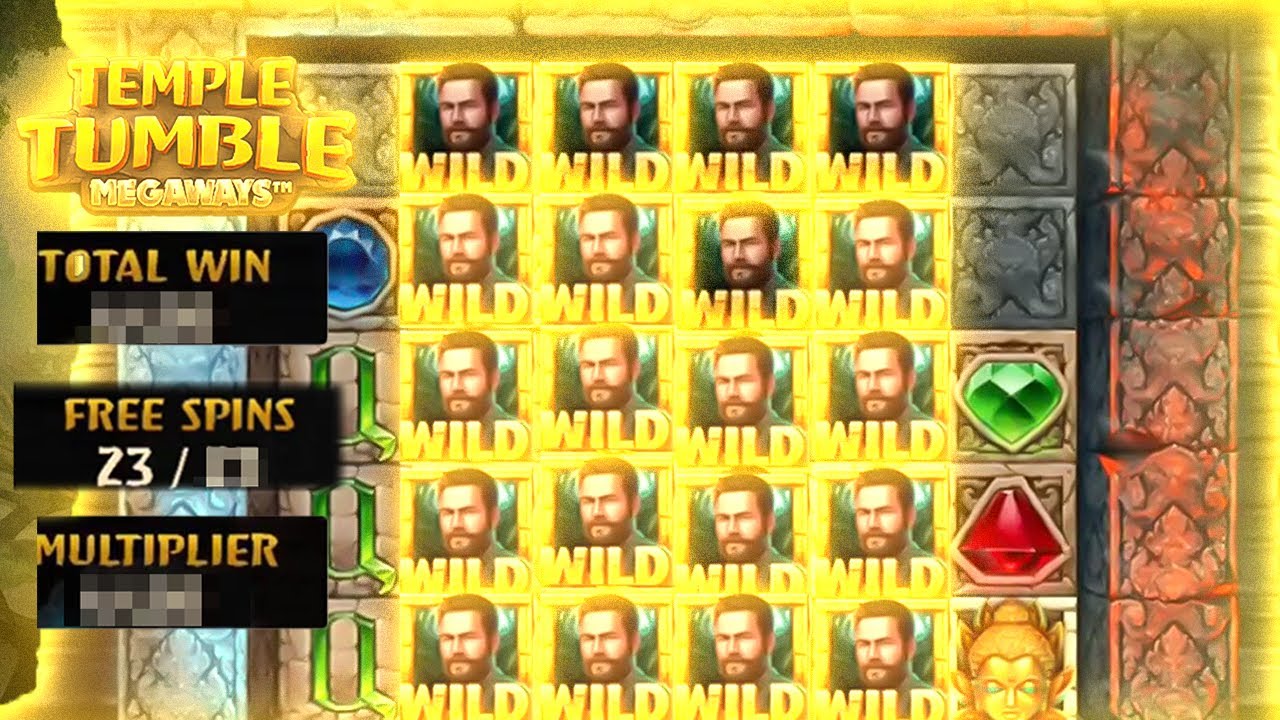 BIG BALANCE | BIG SPIN | BIG BONUS | AMAZING VIDEO AT TEMPLE TUMBLE || CASINO SPARTAN