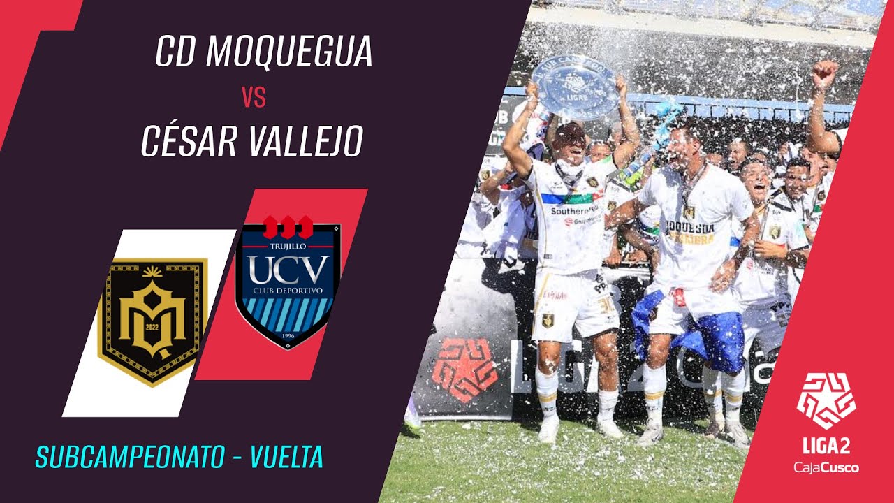 CD Moquegua 3-2 C&eacute;sar Vallejo: RESUMEN del partido, TODOS los goles y MEJORES jugadas | Liga2 2025