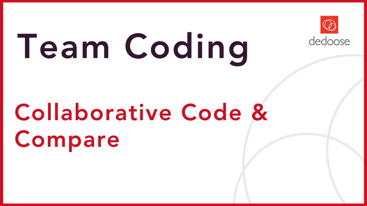 Collaborative Code and Compare: Establishing Trustworthiness with Multiple Coders