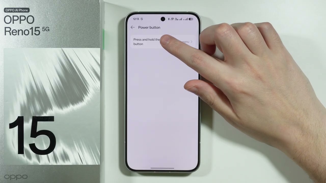 OPPO Reno 15: Как использовать кнопку питания для Gemini/Google Assistant