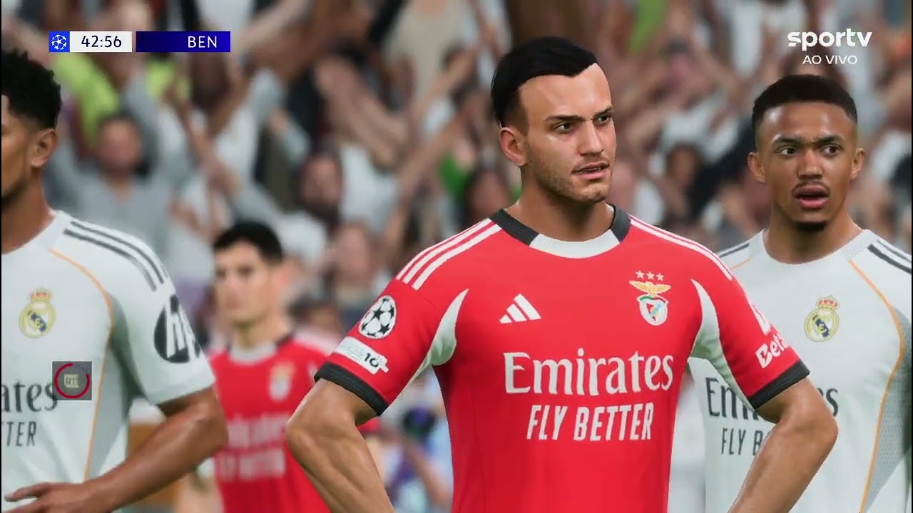 REAL MADRID X BENFICA PATCH FCM 26