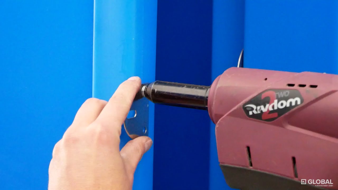 Aufbau mobile Toilette GLOBAL MTM 2.0