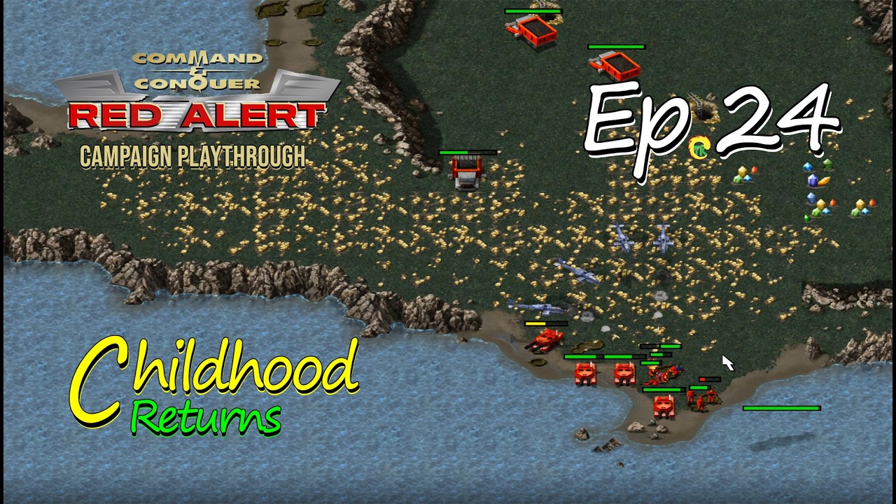 Red Alert Remastered Begins – My Return to legendary RTS | Campaign Ep 24 | Mission 14 | RTS Game