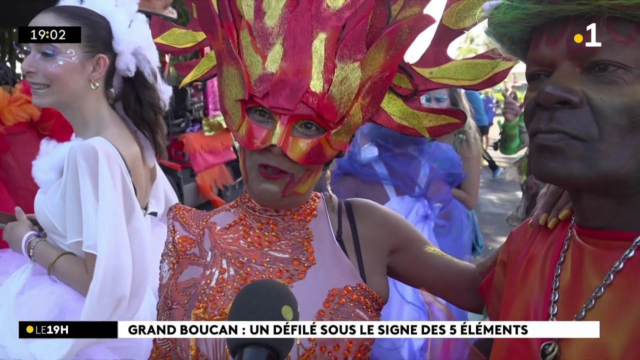 Un Grand Boucan aux couleurs des 5 éléments a ravi des milliers de spectateurs à Saint-Paull